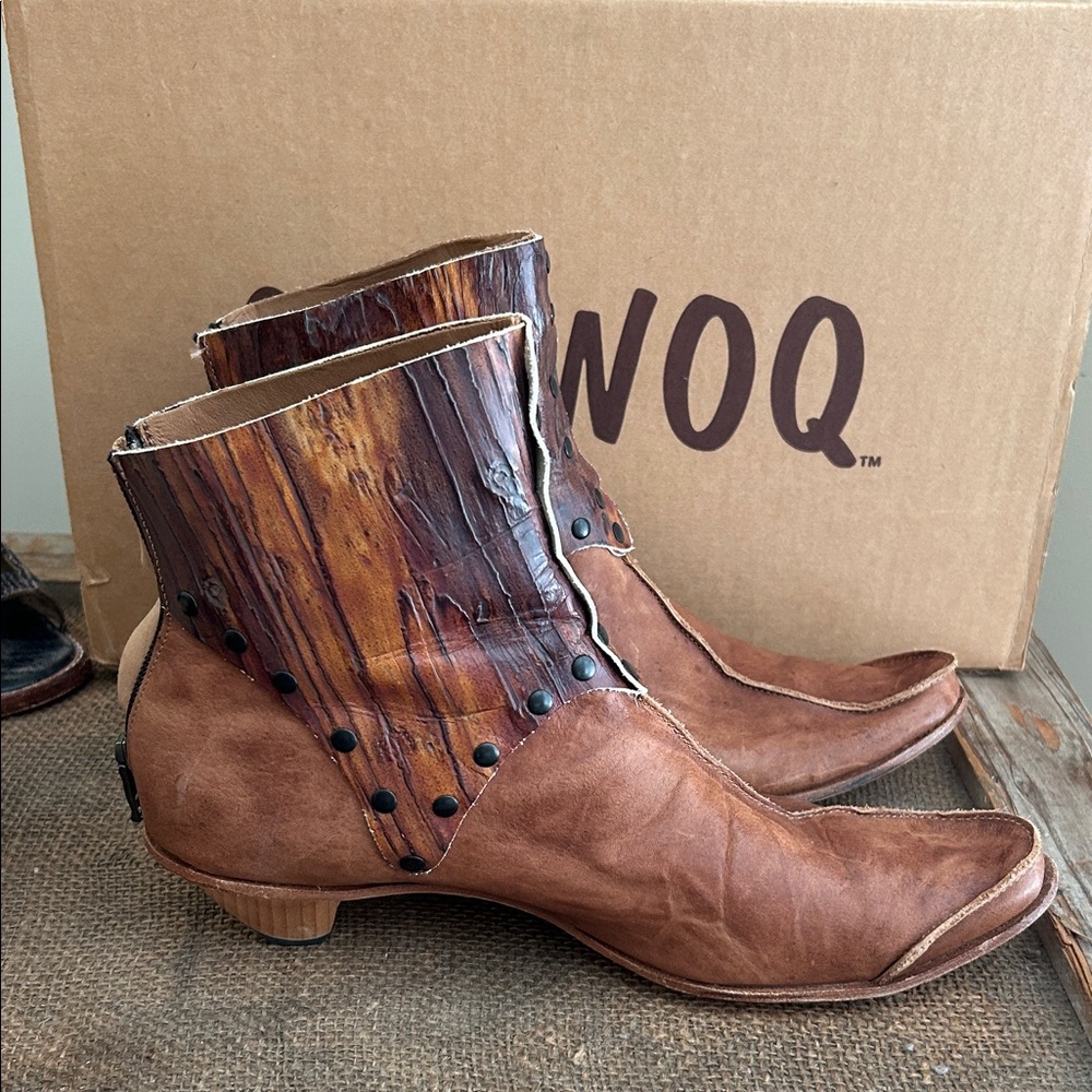 CYDWOQ  SZ 38/8 - sz 7.5 Handmade Boots